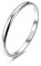 Gold Gala 925 Sterling Silber Band Ring Made in Italy (49 (15.6))