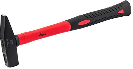 DEMA Schlosserhammer/Hammer 400g mit Fiberglasstiel