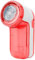 Pritech - Quitapelusas eléctrico Adecuado para Todas Las Prendas, con Orificios de 3 tamaños en la Rejilla para Pelusas de Cualquier tamaño (14_cm Rojo)