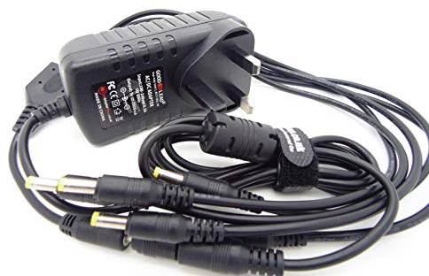 9 Volt 2A Mains AC-DC Adaptor Power Supply with 5 Way Daisy Chain for Korg Volca