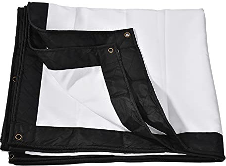 Proiezione 16:9 da 200 pollici, proiettore per film posteriore per esterni portatile con montaggio a parete, schermo semplice per proiettore cinematografico su tela con borsa per il trasporto, install