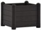 vidaXL Garten Hochbeet Blumenkasten Pflanzkasten Gemüsebeet Kräuterbeet Frühbeet Pflanzbeet Blumenkübel Pflanzkübel PP Anthrazit 43x43x35cm