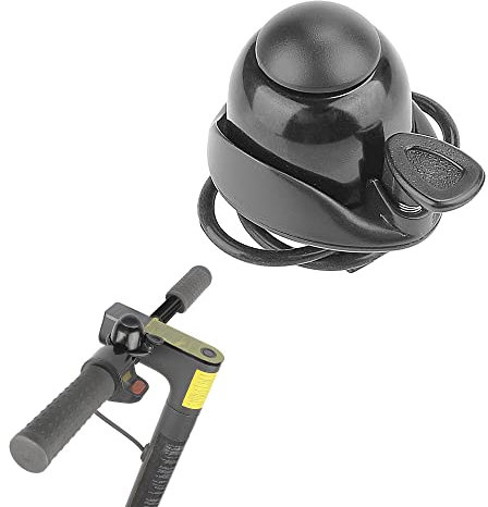 Fututech Campanello per Segway Ninebot ES1/2/3/4/5 E22 E25 Anelli in Gomma di Clacson per Bicicletta Monopattino Elettrico Accessori Scooter Elettrico