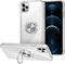Vunake für iPhone 12 Pro Max Hülle iPhone 12 Pro Max Case mit Ring Stand Silikon Cover TPU Handyhülle Dünn Fingerhalter Magnetische Autohalterung Schutzhülle für iPhone 12 Pro Max 6.7''-Clear