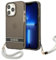 GUESS GUHCP13LHTSGSK Case for iPhone 13 Pro / 13 6.1 Inch Black Translucent Stap