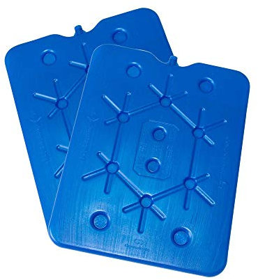 WESTMANN Kühlakku | 2er Set groß | 32,5x25x1 cm | Ideal für Kühltasche/Kühlbox Boden- und Seitenplatte | bis zu 8h Kühlung