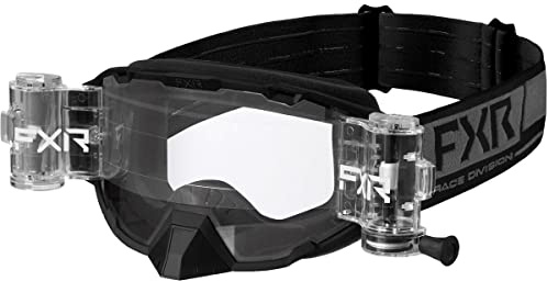 FXR Maverick Roll-Off 2023 Motocross Brille, schwarz/grau, Einheitsgröße