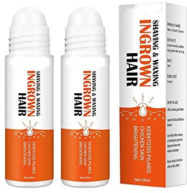 Re:act Minoxi Roll-on Haarkur, Haarwachstumsserum für trockenes, geschädigtes Haar und Wachstum, Natürliches nährendes Haaröl für die Kopfhaut (2Pcs)