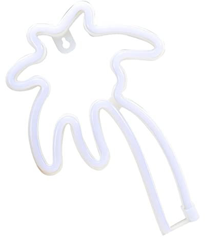 Garneck -schildlampe Palmenform Neonlichtlampe Für Dekoration Batteriebetrieben Neonlichtschild