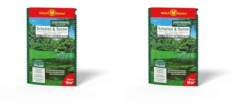 WOLF-Garten - Premium-Rasen »Schatten & Sonne« LP 10; 3820010 (Packung mit 2)