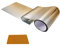 Generic Car Sun Visor Strip Tint Film, Front Windshield Protect Shade Sticker Car Window Tint Film for Shading and Filtration, Gold