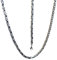 ayados Königskette Set Edelstahl 60cm 4,5mm bis 8mm Halskette + Armband Königs Kette (4,5mm Königsketten Set, Silber)
