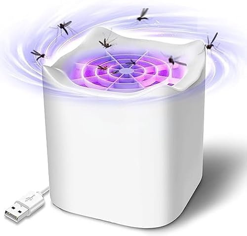 Lampada Antizanzare Elettrico, Trappola Zanzare Elettrico USB Portatile Luce Insetticida, Antizanzare da Interno Lampada Antizanzare da Esterno per Insetti Zanzare Mosche Giardino Domestico Campeggio