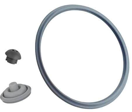für WMF Schnellkochtopf Ersatzteile, 22cm Dichtungsring, Kochsignaldichtung für schnellkochtopf 22 cm, Sicherheitsventil für WMF Perfect Schnellkochtopf 2,5l 3l 4,5l, 6,5l 8,5l(3-teiliges Set)
