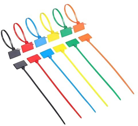 300 Pièces Fascette Plastica Colori, Fascette Segnacavi Elettrici per Cavi, Fascette per Ufficio Domestico, Stringicavo Fascette Cavi Colorate per Casa, Ufficio, Giardino, Management