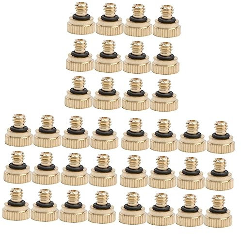 POPETPOP 36stücke Messing-nebeldüsen Für Niederdruck-bewässerungssysteme Für Garten Gewächshaus Und Landschaftsgestaltung Effiziente Sprühnebel-Technologie