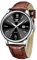 OLEVS Braun Armbanduhr Herren Lederarmband Vintage Quarz Analog Uhr Herren Schwarz Grosse Zifferblatt Wasserdicht Herrenuhr mit Datum Business Kleid Männer Uhr Leuchtend Geschenke