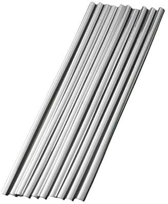 HBUNKT Coche Tiras Decorativas de Ventilación para Peugeot 207 2006-2012, Tiras Decorativas para Aire Acondicionado Coche Tiras para de Salida Recta Interior Accesorios,Silver