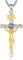 EUDORA Harmony Ball Collar Cruz Crucifijo Plata de Ley 925 para Mujer Hombre, Colgante Crucifix Cruz de Jesús Santa Cruz del Perdon Joyería Amuleto Cristiano Regalo para Mujer Hombre Madre, 22+2