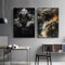 Yocheng Vintage Schwarz-Weiß-Druck Apollo Griechischer Gott Poseidon Poster Venus Griechische Mythologie Leinwand Malerei Home Wohnzimmer Dekor 50x70cmx2 Kein Rahmen