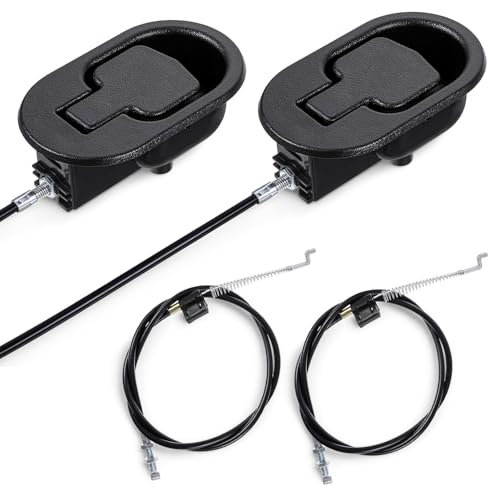 2er-Set Liegestuhl-Ersatzteile mit Zugkabel, langlebiger Griff für Liegestuhl, Reparatur- und Ersatzzubehör, passend für die meisten Liegestuhl-Sofas, ABS-Material
