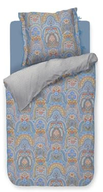 Pip Studio Bettbezugsset Jabali Flower Blau 135x200cm