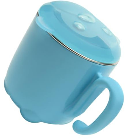 Alipis Tazza Per Acqua Portatile in Acciaio Inossidabile Con Coperchio Isolamento Termico Senza Base Per Tè E Succo