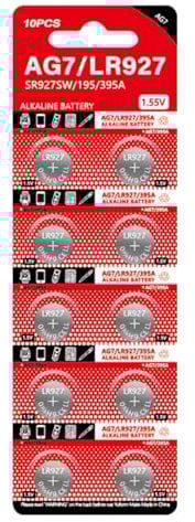 10Pcs LR927 SR927SW 1.55V AG7 399 395 LR57 SR927W SR57 V399 D399 GP399 Button Coin Cell Watch Battery For Watch