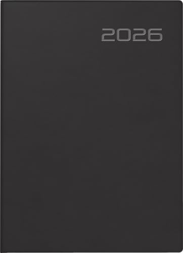 rido/idé Taschenkalender Mod. Technik III 2026 | A6, Kunststoff, schwarz