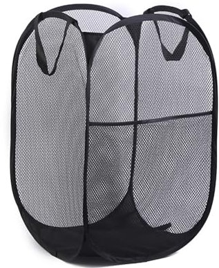 Cesto plegable para la ropa sucia, bolsa para la ropa, cesta plegable para la colada, cestos emergentes (pop-up) con asas reforzadas para viajes de negocios, viajes y camping