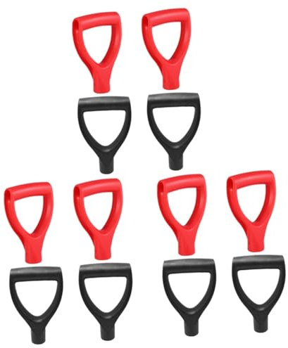HOMSFOU 3sets Replacement Handle D-Shaped Spade Handle for Grip Easy to Replace Comfortable Grip 4pcs*3