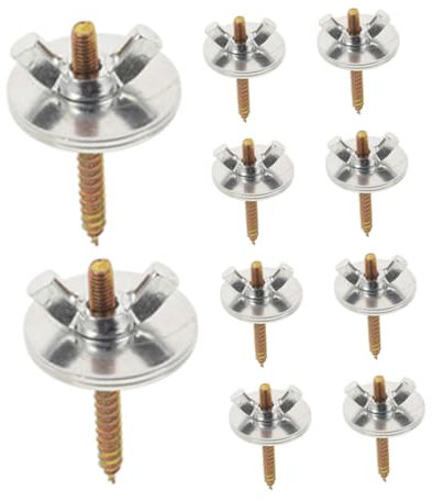 iplusmile 12sätze Befestigungsschraubensatz Für Vogelkäfig Inkl Schraubenmutter Mit Dichtungen Passend Für Hamster-sprungbrett-befestigungsteile Vogelsitzstangen-befestigungsschrauben