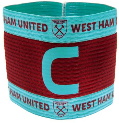Hy-Pro Officially Licensed West Ham United F.C. Captains Armband – Youth, West Ham Merchandise, Armband for Football, Great Football Gift Idea