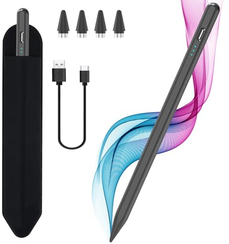 BQSS Stylus Pen for iPad 2018-2025, Tilt & Magnetic Attraction