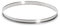 de Buyer - Runder Tortenring aus Edelstahl - Durchmesser 26 cm, Höhe 2 cm - 3091.26N, Silber
