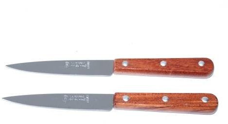 LOT DE 2 COUTEAUX DE CUISINE LAME 10,5 CM OFFICE DE THIERS « LA FOURMI » A12-2995lot2
