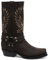 Grinders, Stivali da cowboy uomo, Marrone (Crazy Horse Dark Brown), 45