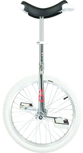 Einrad OnlyOne 20 verchromt Indoor Alufelge Reifen weiß