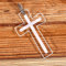 Verre acrylique pendentif croix, Porte-clés – Croix différentes au choix