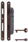 Serratura AGB Patent Grande Foro mm 50 Quadro mm 8 (BRONZATO)