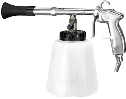 BenBow Pistola De Limpieza De Tapicería, Boquillas De Pistola De Lavado Pro para Alfombras, Tapicería, Asientos De Automóvil, Interior De Vehículos, Depilación, Muebles (De Primera Calidad, Negro)