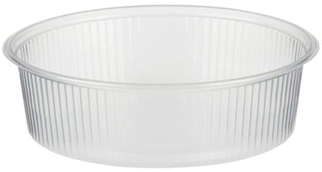 PAPSTAR 100 Verpackungsbecher, PP rund 125 ml Ø 10,1 cm · 3,1 cm transparent (10 x 100 = 1000 Stück)