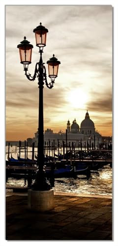 posterdepot Türtapete Türposter Venedig - Lagune bei Sonnenuntergang - Größe 93 x 205 cm, 1 Stück, ktt0352