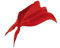 VELILLA Mixte Pico Cuisine Foulard Triangulaire, Rouge, Taille Unique EU