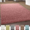 Paco Home Shaggy Teppich Hochflor Langflor Teppiche Hochwertig Pastell Uni Versch. Farben, Grösse:120x170 cm, Farbe:Pink