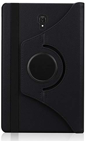 WHWOLF Compatible avec Samsung Galaxy Tab A 10.5 Coque SM-T590/T595 Tablette, avec Support 360° Rotation Flexible Antichoc Housse Etui Protection Noir