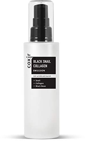 Coxir Black Snail Kollagen Emulsion 100ml |Black Rice, Black Seasame, Black Beans|