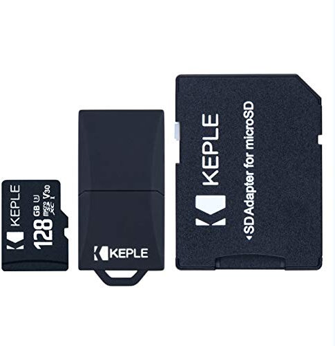 Carte Micro SD 128Go 128GB MicroSD Compatible avec LG V50 ThinQ, G8 ThinQ, Q60, K50, K40, Q9, V40 ThinQ, G7 Fit, G7 One, Q8, K11 Plus, Q Stylo 4, Q Stylus, V35 ThinQ, Q7, G7 ThinQ, Zone 4 | 128 GB Go