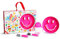 Munchkin Set De Alimentación Para Bebés Be Happy, Rosa 1 unidad 710 g