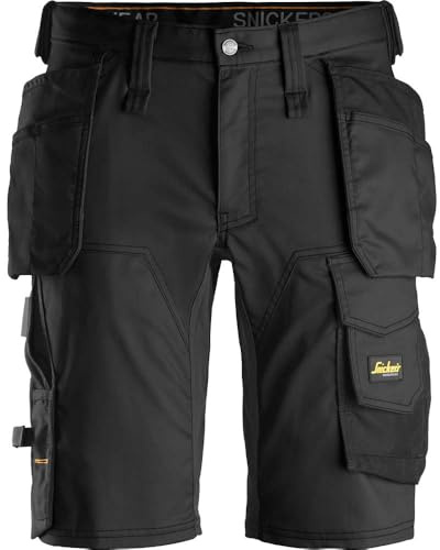 Snickers 6141 Shorts, Schwarz, 40
